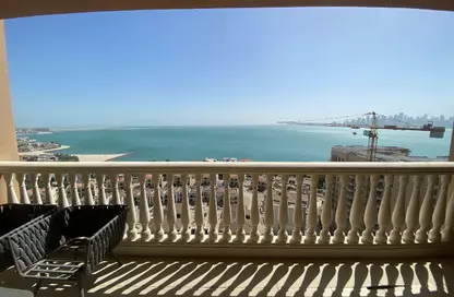 Apartment - 2 Bedrooms - 3 Bathrooms for rent in West Porto Drive - Porto Arabia - The Pearl Island - Doha