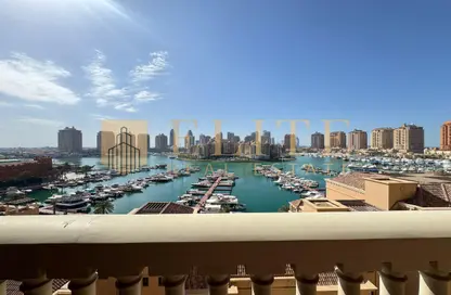 Apartment - Studio - 1 Bathroom for rent in Lusail Marina Heights - Marina District - Lusail