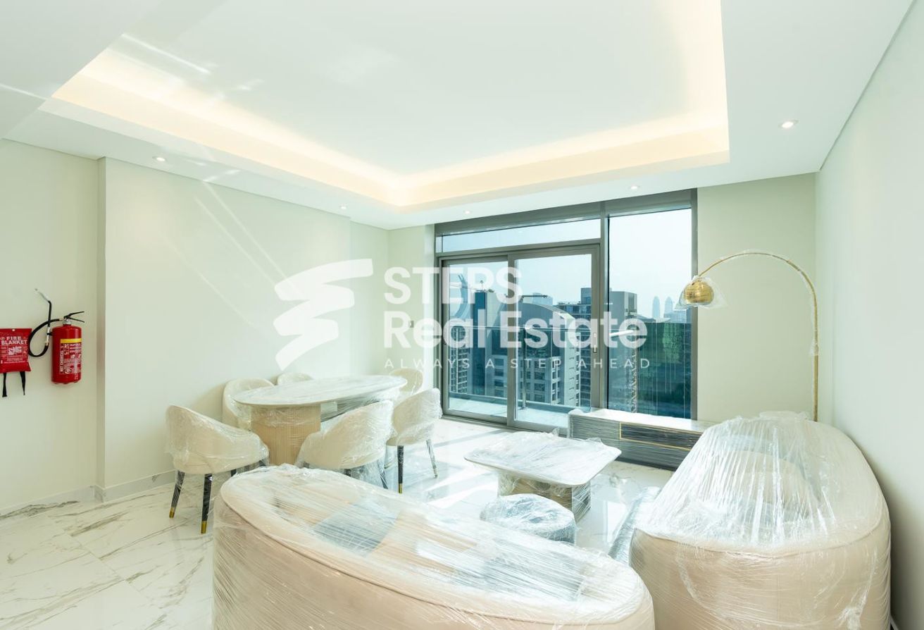 Rented Flat with high ROI and 4.5yr plan in Lusail - apartment in Marina Tower 23