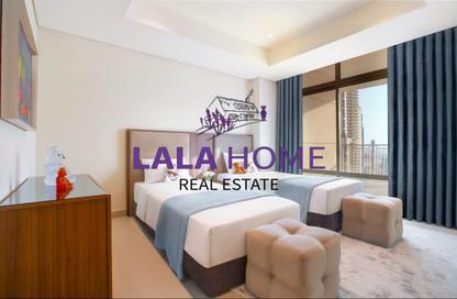 Apartment - 3 Bedrooms - 5 Bathrooms for rent in Abraj Bay - Abraj Quartiers - The Pearl Island - Doha