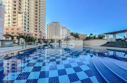 Apartment - 2 Bedrooms - 3 Bathrooms for rent in Viva East - Viva Bahriyah - The Pearl Island - Doha