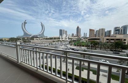 Apartment - 2 Bedrooms - 3 Bathrooms for rent in Lusail Marina Heights - Marina District - Lusail