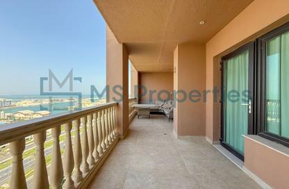 Apartment - 2 Bedrooms - 3 Bathrooms for rent in West Porto Drive - Porto Arabia - The Pearl Island - Doha