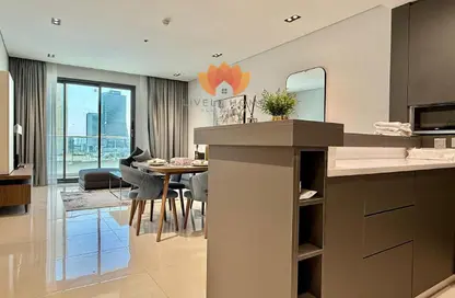 Apartment - 1 Bedroom - 2 Bathrooms for rent in Lusail Marina Heights - Marina District - Lusail Apartment - 1 Bedroom - 2 Bathrooms for rent in Lusail Marina Heights - Marina District - Lusail