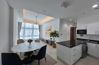 Apartment - 2 Bedrooms - 2 Bathrooms for rent in Lusail Marina Heights - Marina District - Lusail