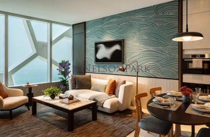 Apartment - 2 Bedrooms - 3 Bathrooms for rent in Rosewood Residences - Marina District - Lusail