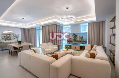 شقة - 3 غرف نوم - 5 حمامات للبيع في كريستال ريزيدنس - جزيرة جيوان - جزيرة اللؤلؤة - الدوحة