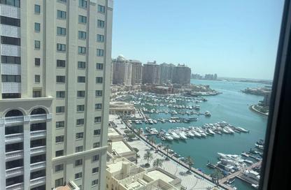 Apartment - 1 Bedroom - 2 Bathrooms for rent in East Porto Drive - Porto Arabia - The Pearl Island - Doha