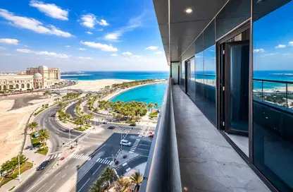 Apartment - 2 Bedrooms - 3 Bathrooms for rent in Lusail Marina Heights - Marina District - Lusail