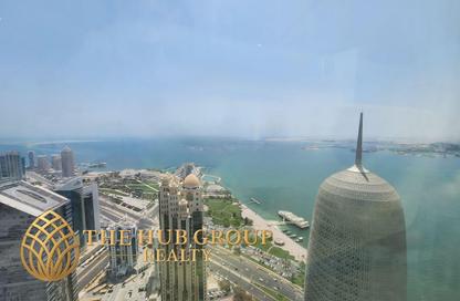 Office Space - Studio - 2 for rent in Palm Tower B - Palm Towers - West Bay - Doha