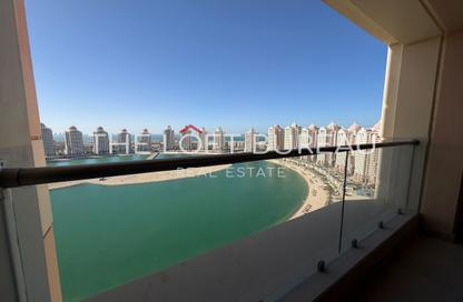 Apartment - Studio - 1 Bathroom for rent in Al Mutahidah Tower - Viva Bahriyah - The Pearl Island - Doha