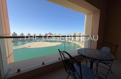 Apartment - Studio - 1 Bathroom for rent in Al Mutahidah Tower - Viva Bahriyah - The Pearl Island - Doha