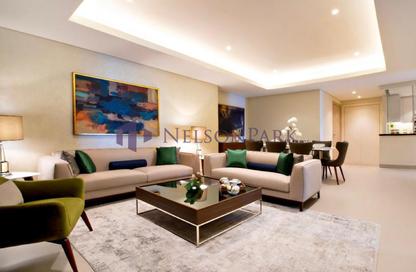 Apartment - 3 Bedrooms - 4 Bathrooms for rent in Abraj Bay - Abraj Quartiers - The Pearl Island - Doha