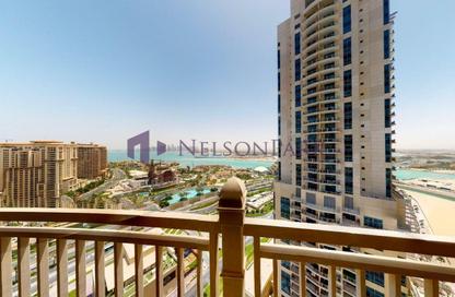 Apartment - 3 Bedrooms - 4 Bathrooms for rent in Abraj Bay - Abraj Quartiers - The Pearl Island - Doha