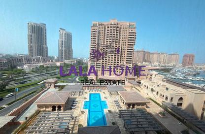 Apartment - 2 Bedrooms - 3 Bathrooms for rent in East Porto Drive - Porto Arabia - The Pearl Island - Doha