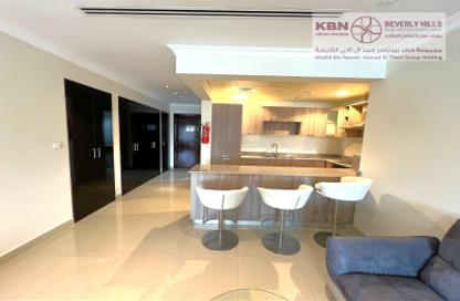 Apartment - Studio - 1 Bathroom for rent in Tower 15 - Porto Arabia - The Pearl Island - Doha