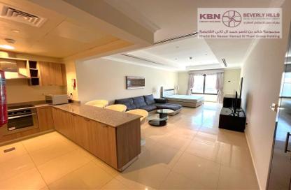 Apartment - Studio - 1 Bathroom for rent in Tower 15 - Porto Arabia - The Pearl Island - Doha