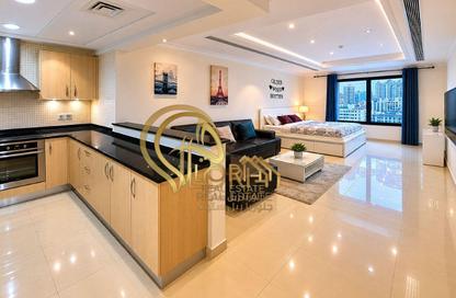 Apartment - Studio - 1 Bathroom for rent in East Porto Drive - Porto Arabia - The Pearl Island - Doha Apartment - Studio - 1 Bathroom for rent in East Porto Drive - Porto Arabia - The Pearl Island - Doha