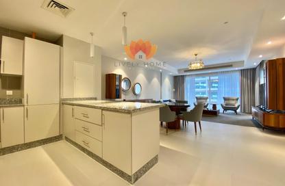 Apartment - 1 Bedroom - 1 Bathroom for rent in Lusail Marina Heights - Marina District - Lusail