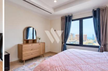 Apartment - Studio - 1 for rent in West Porto Drive - Porto Arabia - The Pearl Island - Doha