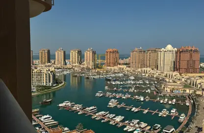 Apartment - 2 Bedrooms - 2 Bathrooms for sale in West Porto Drive - Porto Arabia - The Pearl Island - Doha