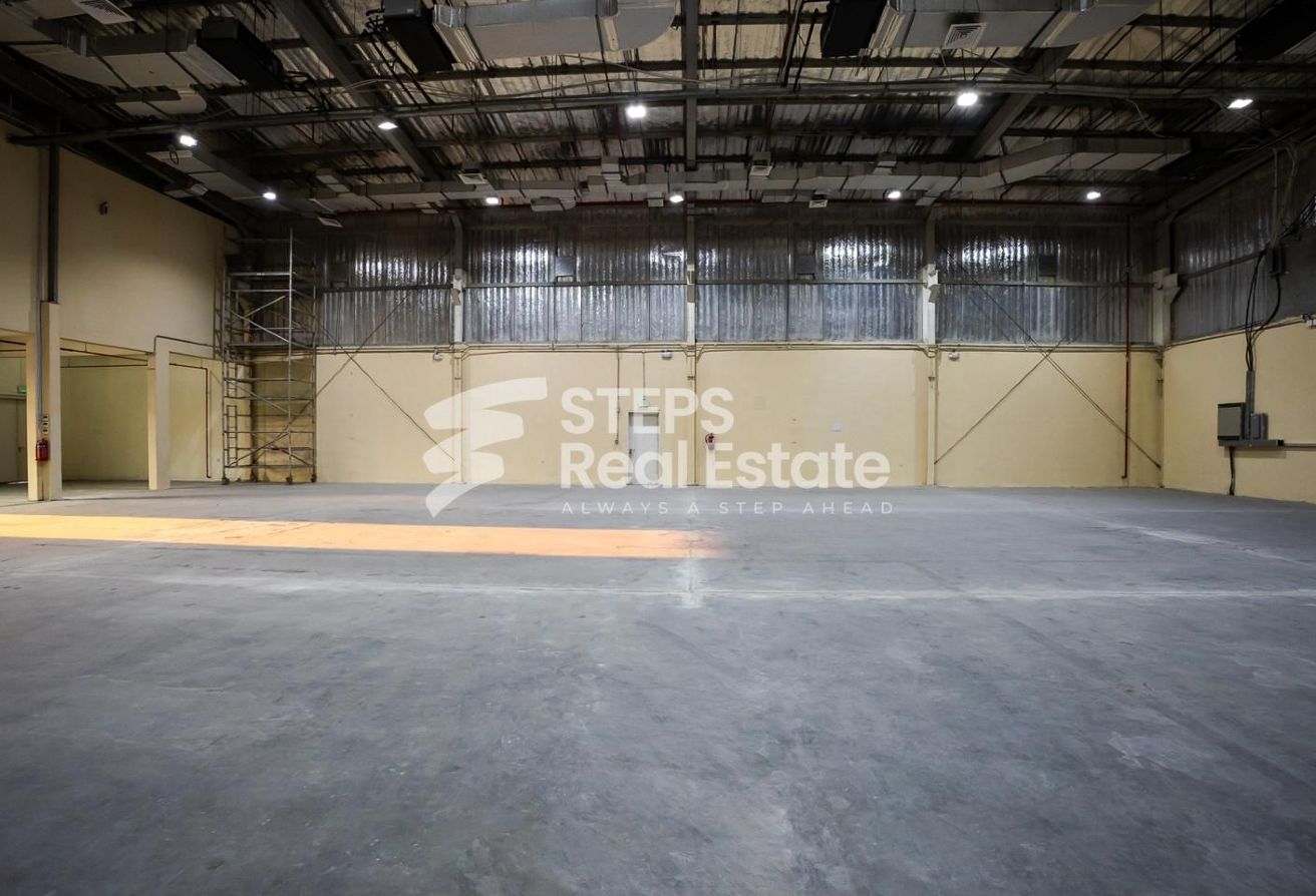 Spacious Warehouse for Rent in Industrial Area