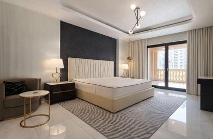 Apartment - 1 Bedroom - 2 Bathrooms for rent in West Porto Drive - Porto Arabia - The Pearl Island - Doha