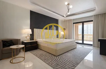 Apartment - 1 Bedroom - 2 Bathrooms for rent in West Porto Drive - Porto Arabia - The Pearl Island - Doha