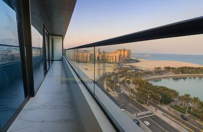 Apartment - 2 Bedrooms - 3 Bathrooms for rent in Lusail Marina Heights - Marina District - Lusail