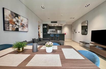 Apartment - 1 Bedroom - 2 Bathrooms for rent in Lusail Marina Heights - Marina District - Lusail