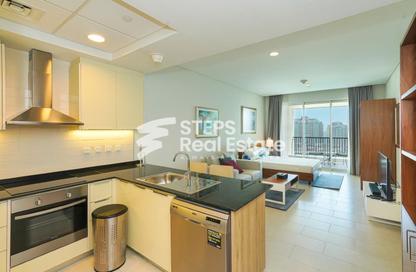 Apartment - Studio - 1 for rent in Viva West - Viva Bahriyah - The Pearl Island - Doha