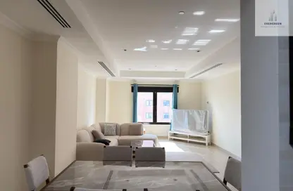 Apartment - 1 Bedroom - 2 Bathrooms for rent in East Porto Drive - Porto Arabia - The Pearl Island - Doha Apartment - 1 Bedroom - 2 Bathrooms for rent in East Porto Drive - Porto Arabia - The Pearl Island - Doha