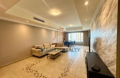 Apartment - 2 Bedrooms - 2 Bathrooms for rent in West Porto Drive - Porto Arabia - The Pearl Island - Doha