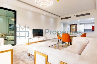 Apartment - 1 Bedroom - 2 Bathrooms for rent in Lusail Marina Heights - Marina District - Lusail