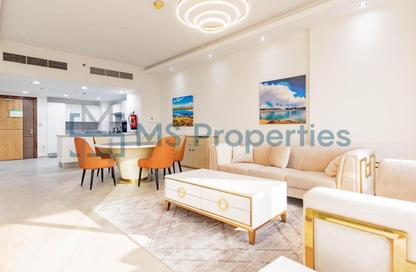 Apartment - 1 Bedroom - 2 Bathrooms for rent in Lusail Marina Heights - Marina District - Lusail