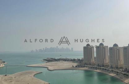 Apartment - Studio - 1 Bathroom for rent in Viva West - Viva Bahriyah - The Pearl Island - Doha