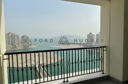 Apartment - Studio - 1 Bathroom for rent in Viva West - Viva Bahriyah - The Pearl Island - Doha