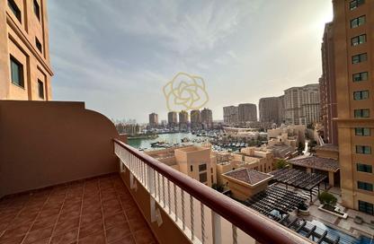 Apartment - 1 Bedroom - 2 Bathrooms for rent in East Porto Drive - Porto Arabia - The Pearl Island - Doha