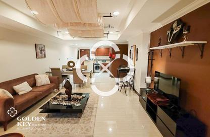 Apartment - 1 Bedroom - 2 Bathrooms for rent in West Porto Drive - Porto Arabia - The Pearl Island - Doha
