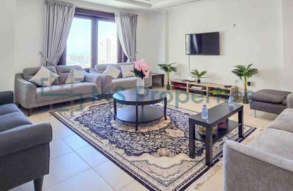 Apartment - 1 Bedroom - 2 Bathrooms for rent in West Porto Drive - Porto Arabia - The Pearl Island - Doha