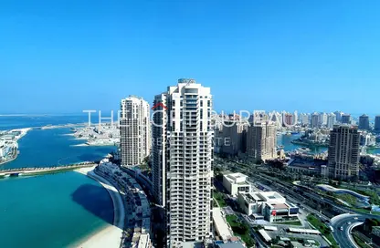 شقة - 2 غرف نوم - 2 حمامات للايجار في ابراج باي - منطقة الأبراج - جزيرة اللؤلؤة - الدوحة