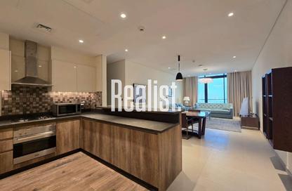Apartment - 1 Bedroom - 2 Bathrooms for rent in Lusail Marina Heights - Marina District - Lusail