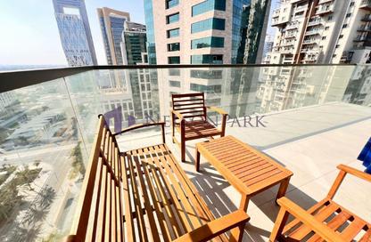 Apartment - 2 Bedrooms - 4 Bathrooms for rent in Lusail Marina Heights - Marina District - Lusail