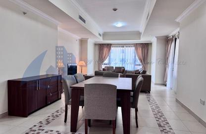 Apartment - 1 Bedroom - 2 Bathrooms for rent in Tower 29 - Porto Arabia - The Pearl Island - Doha