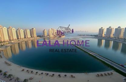 Apartment - Studio - 1 Bathroom for rent in Viva West - Viva Bahriyah - The Pearl Island - Doha