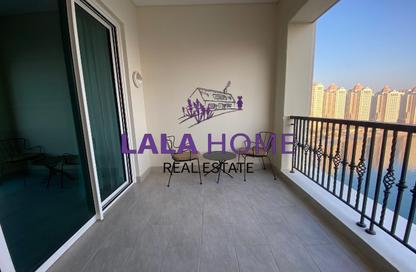 Apartment - Studio - 1 Bathroom for rent in Viva West - Viva Bahriyah - The Pearl Island - Doha