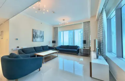 شقة - 2 غرف نوم - 2 حمامات للايجار في برج وست باي - الخليج الجنوبي - الخليج الغربي - الدوحة