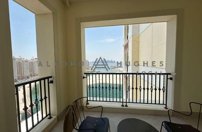 Apartment - 2 Bedrooms - 2 Bathrooms for rent in Viva Central - Viva Bahriyah - The Pearl Island - Doha