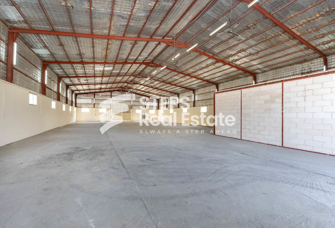 Spacious Warehouse for Rent in Industrial Area