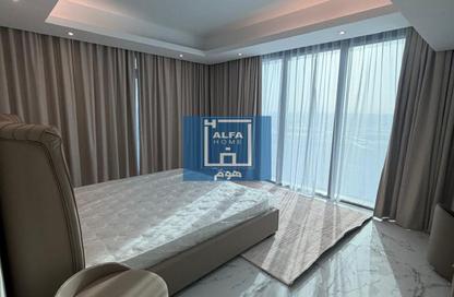 Apartment - 2 Bedrooms - 3 Bathrooms for rent in Lusail Marina Heights - Marina District - Lusail